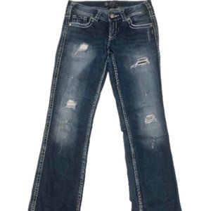 Silver Suki Jeans mid rise size 26